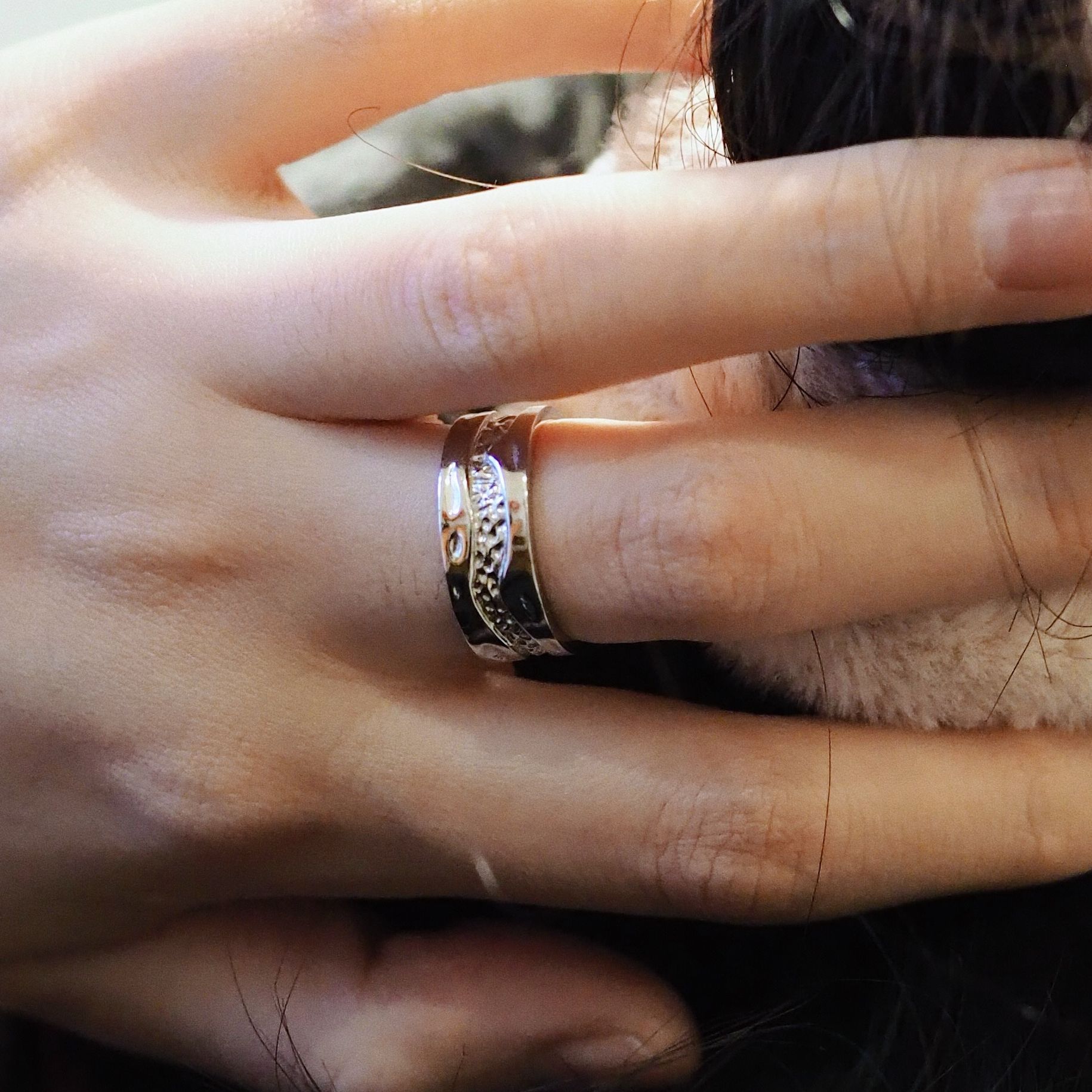 925银戒指 复古做旧时尚素款小众百搭尾戒男女款不退不换可调节戒