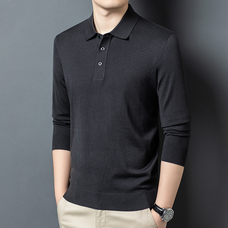 【山羊绒+桑蚕丝】四平双面双支秋冬季高端男士柔软舒适亲肤针织衫