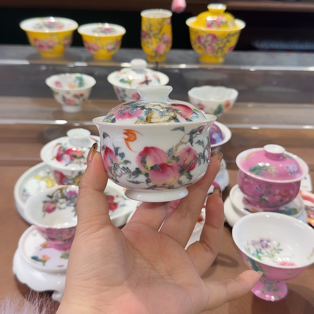 珐琅彩主人杯茶具系列