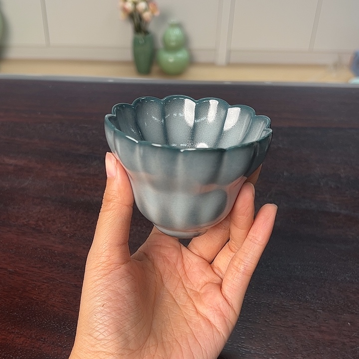 龙泉云间青瓷小米茶器