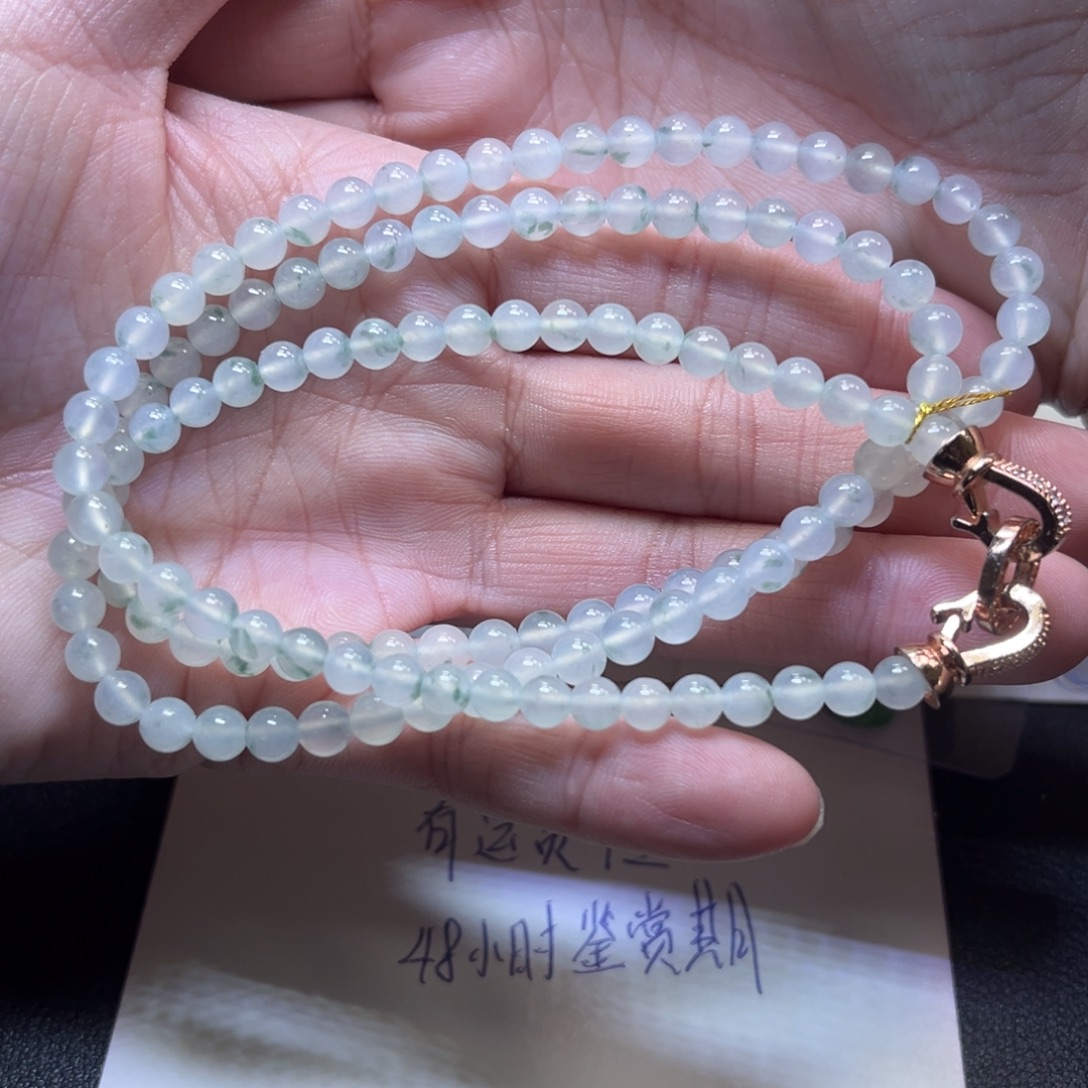 翡翠未镶嵌颈饰缅甸翡翠卡4.5-4.8