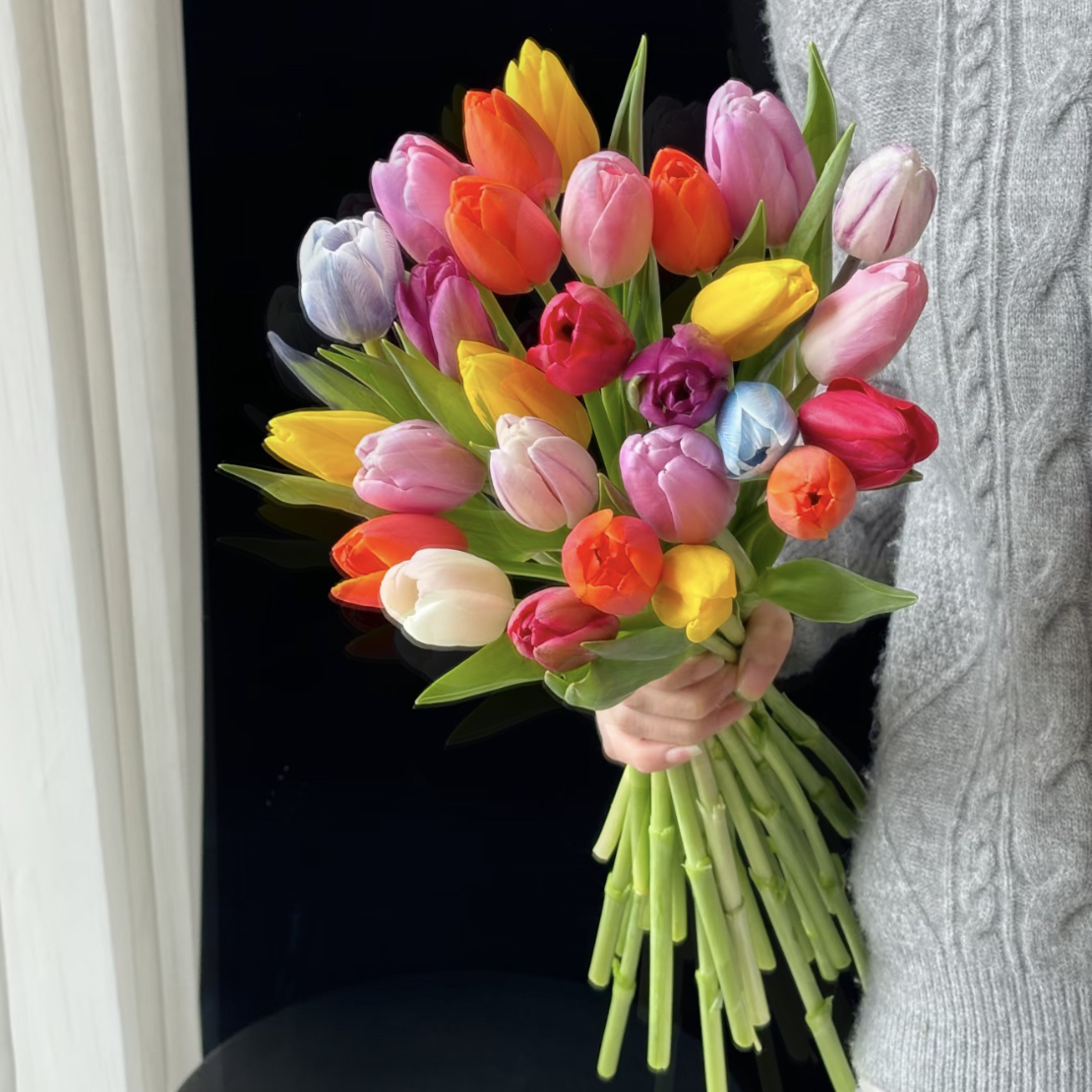  【方德】 10枝随机郁金香  颜色随机鲜花 云南基地直发 