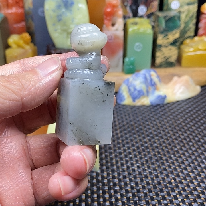 印石青田石老挝石