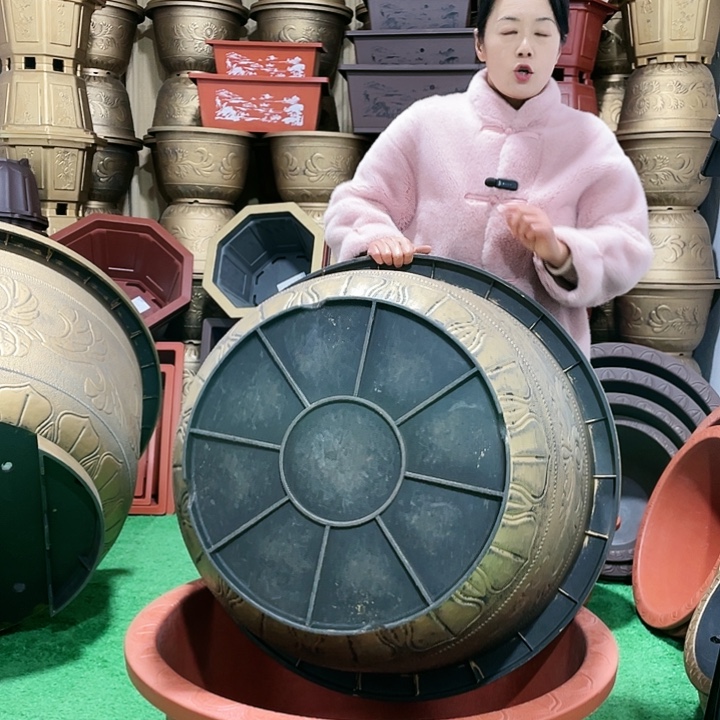 圆盆古铜六零两个