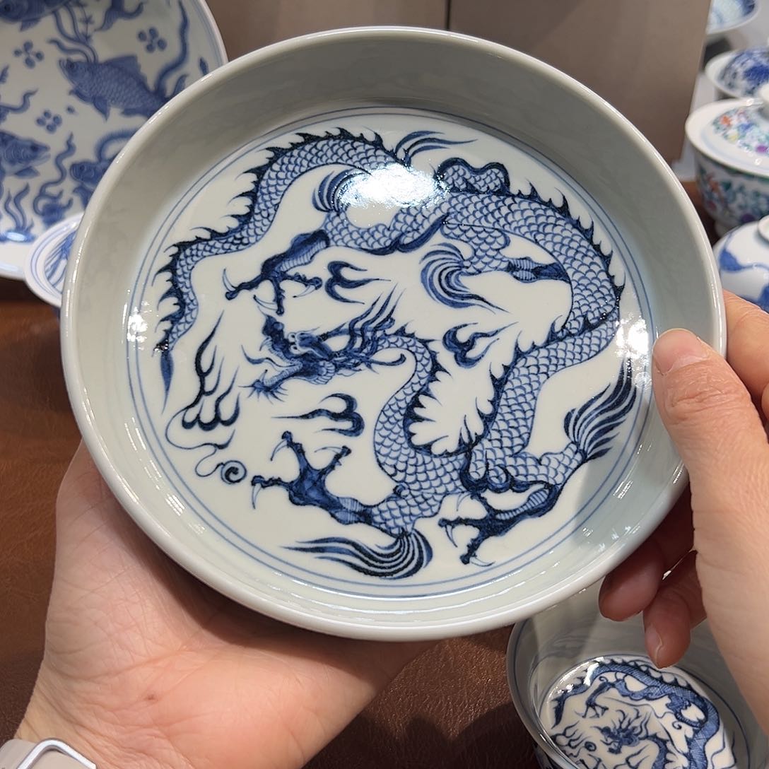 壶承元龙直口壶承16厘米