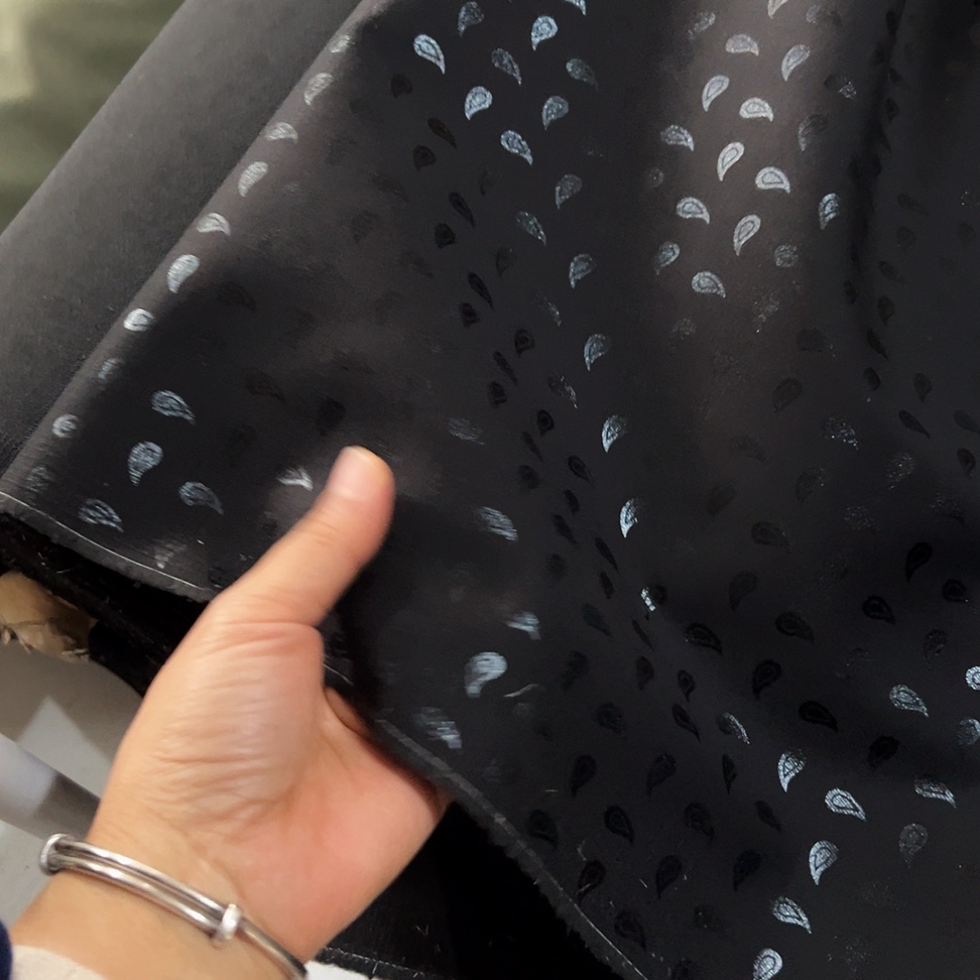 棉一米价港货锦棉弹力烫银双棉斜1.2米宽果子对面仓库