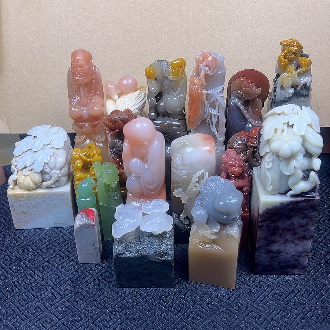 先***行寿山石寿山石寿山石精品印章