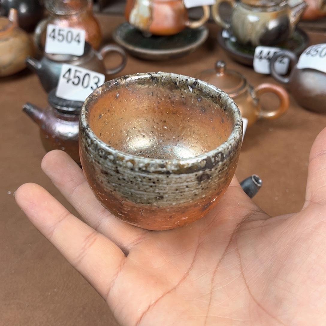 杯柴烧茶器主人杯