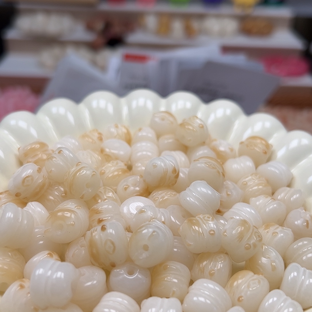 手串菩提根/象牙果卡12炭烧招财猫30颗