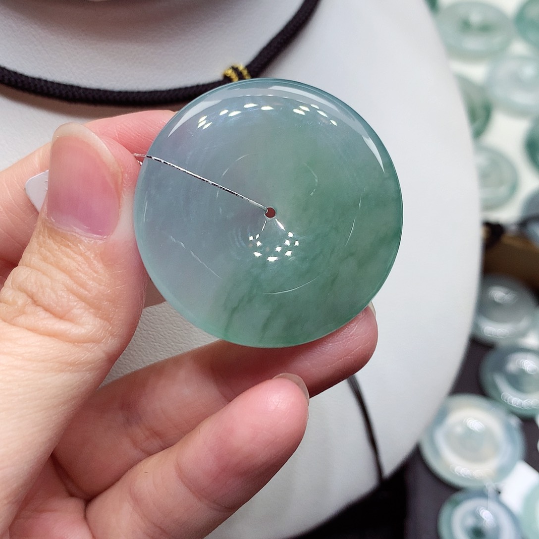 颈饰未镶嵌翡翠编号29，34.2/6