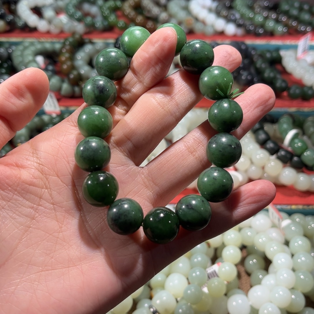 和田玉未镶嵌手链