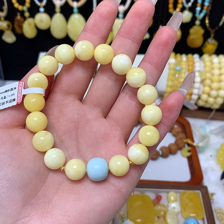 手链蜜蜡未镶嵌蜜蜡手串