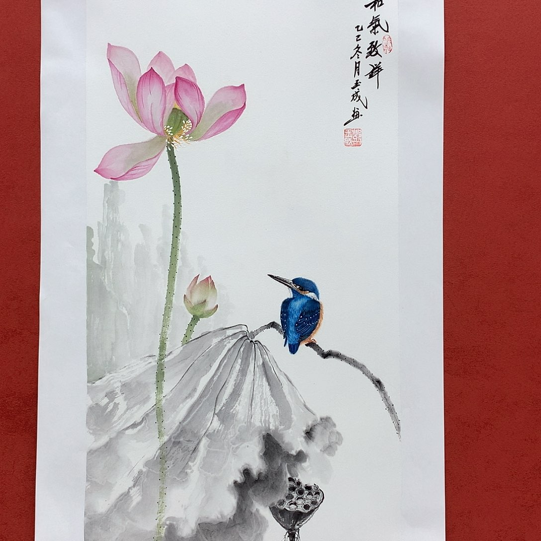 国画国画作品欣赏四尺四尺