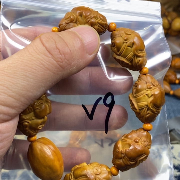 橄榄核手串/手链橄榄核雕工艺手串