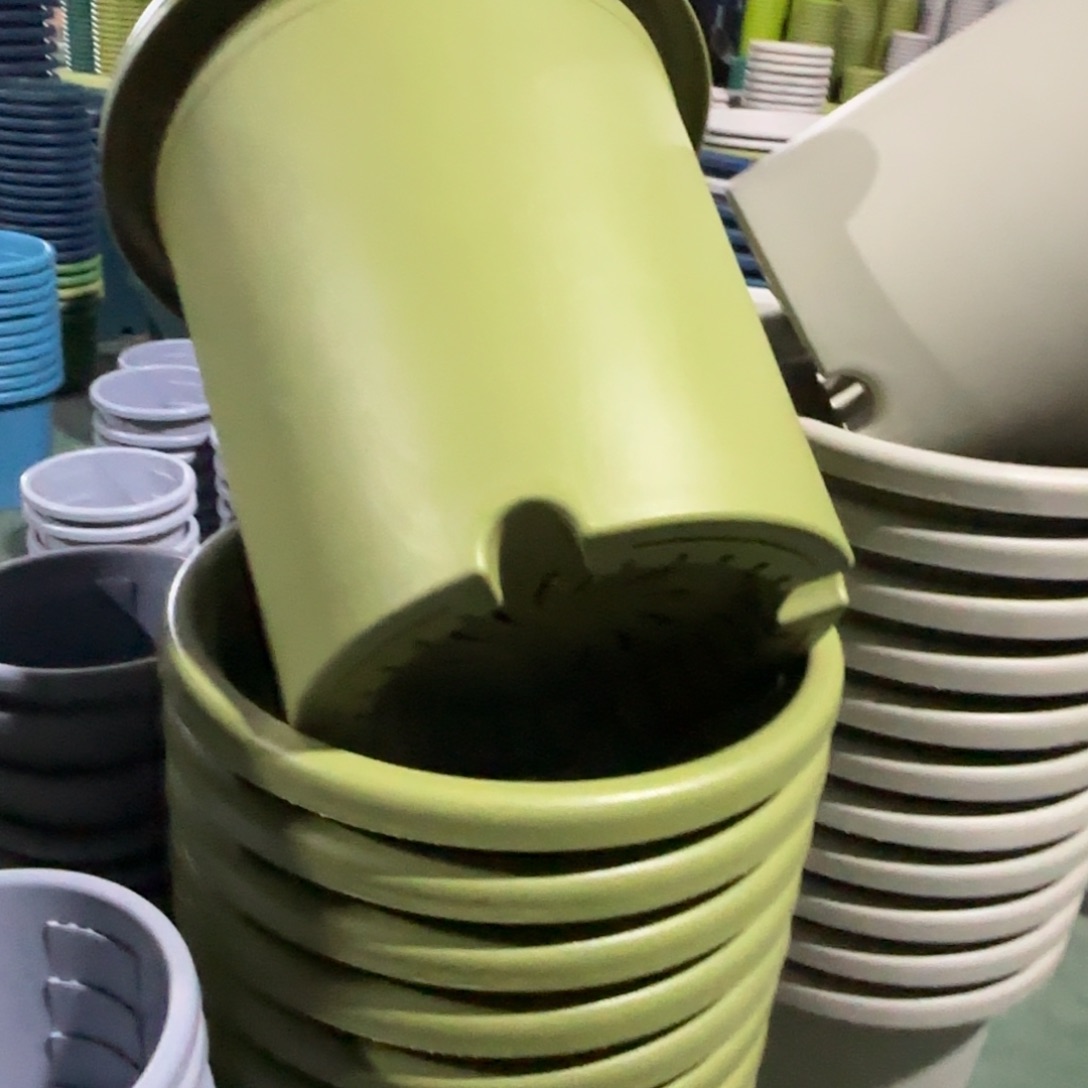 树脂四季盆7#无拖果绿微瑕6