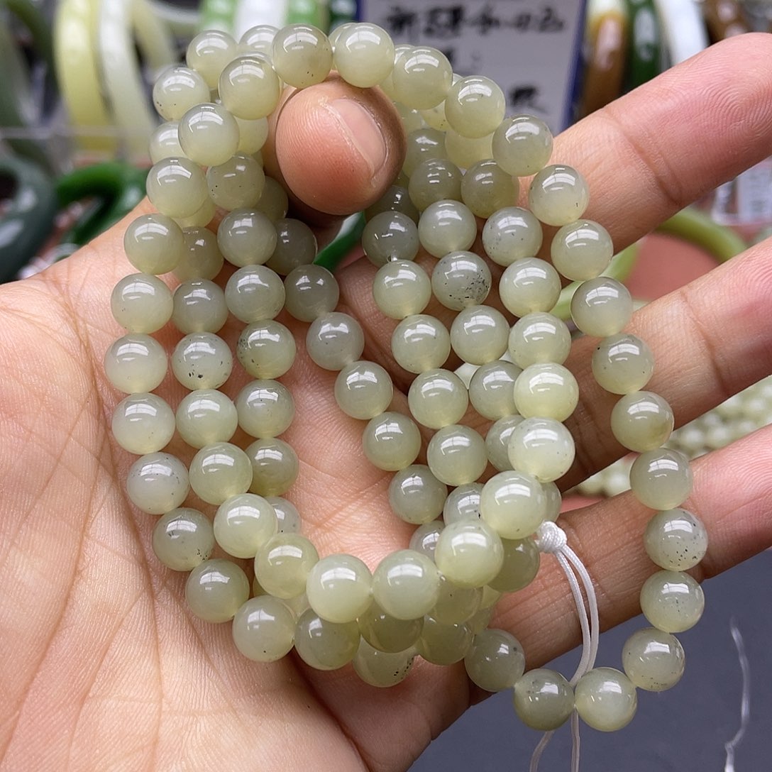 和田玉未镶嵌项链卡8