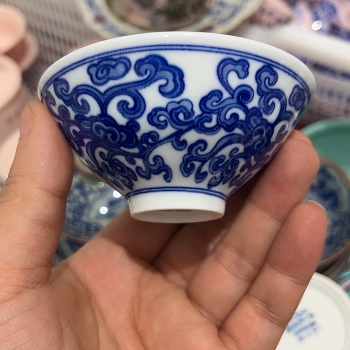 摆件陶景德镇陶瓷主人杯223445