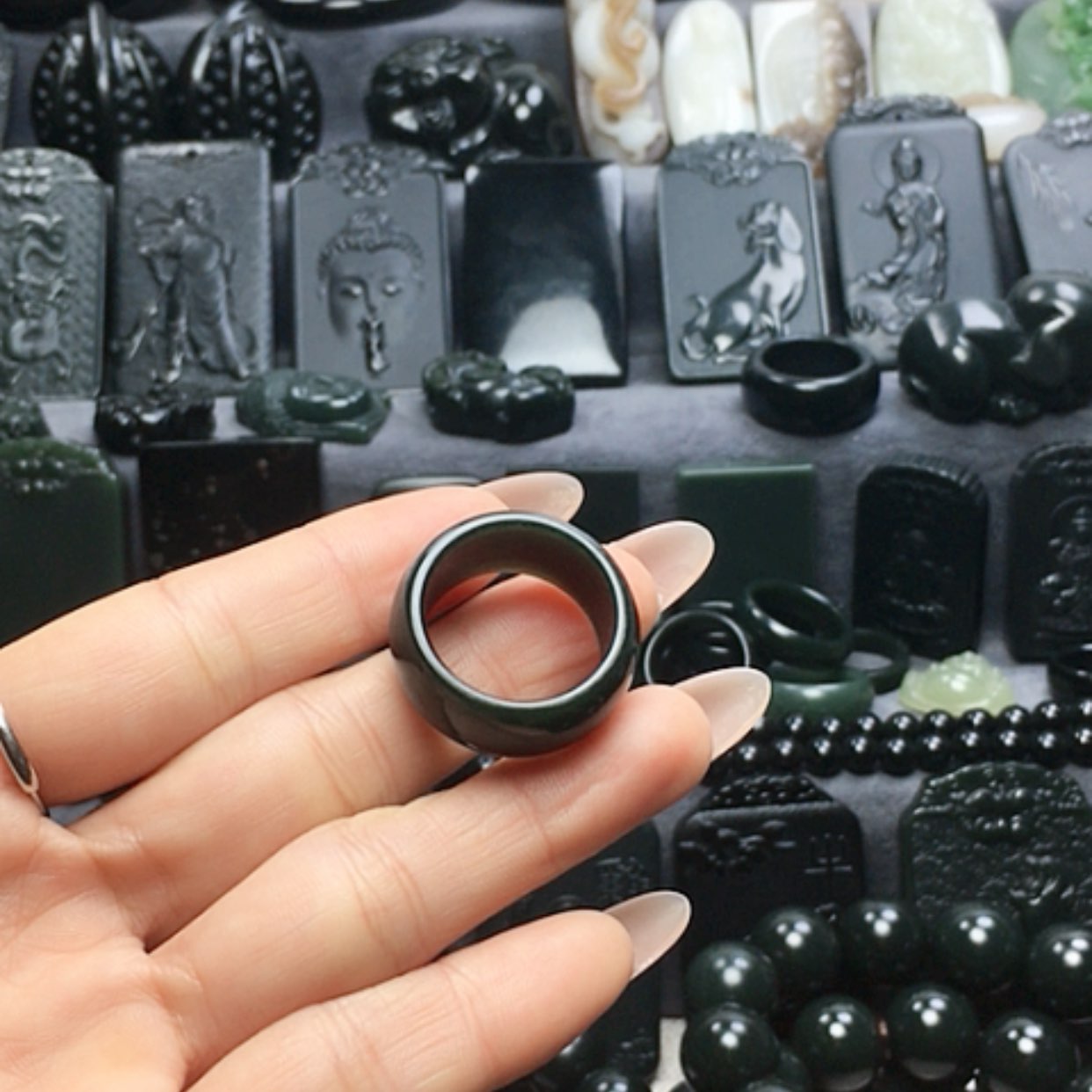 【闪购商品】和田玉手串未镶嵌用****9