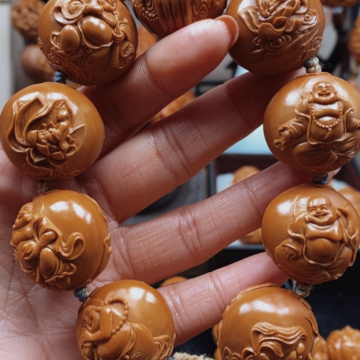 橄榄核手串/手链无像弥勒2.6