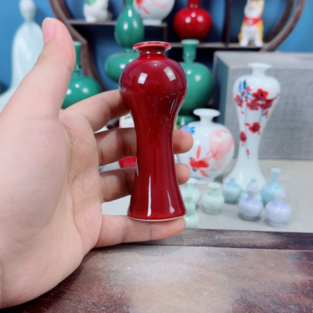 陶瓷手工小花器摆件