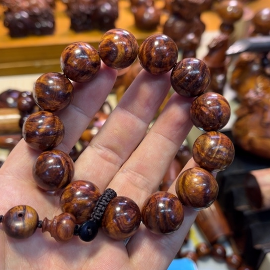 黄花梨/降香黄檀手串/手链黄花梨