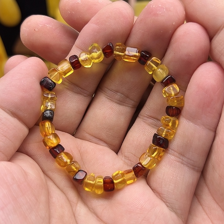 蜜蜡未镶嵌珠宝奇石单圈7mm，福利