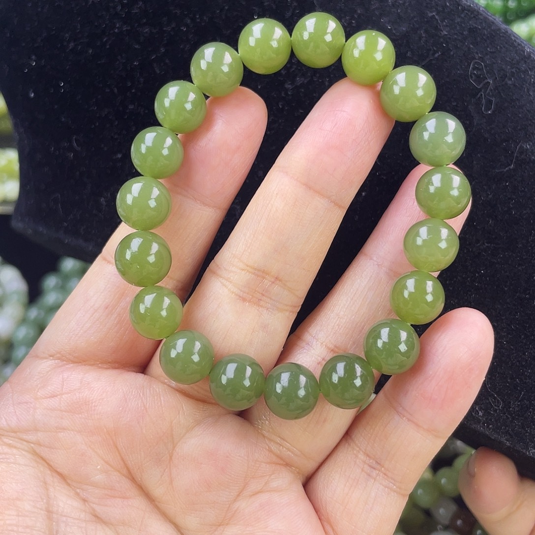 和田玉未镶嵌手链108