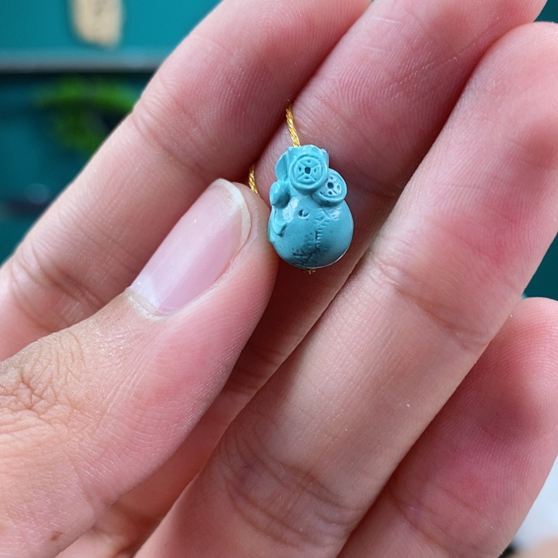 未镶嵌绿松石珠宝奇石