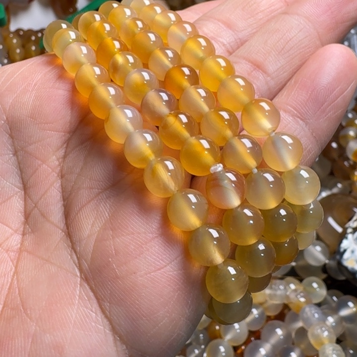 玛瑙/玉髓未镶嵌手链0022……