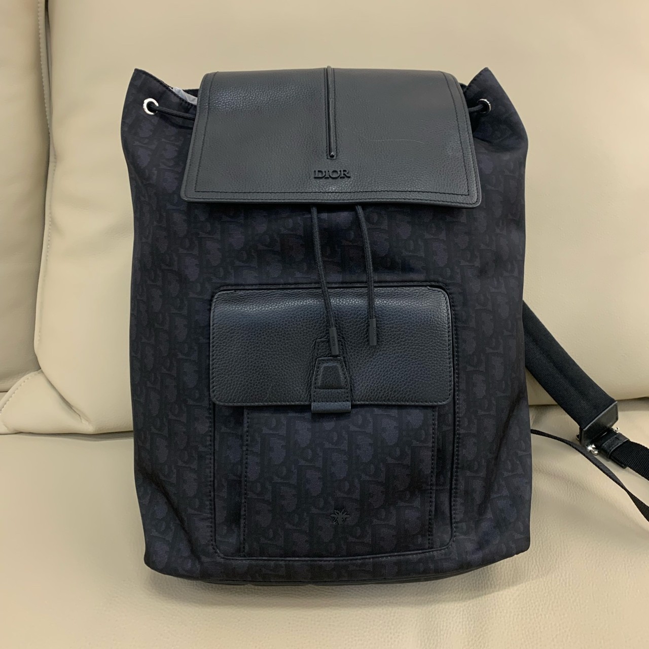 99新 DIOR/迪奥 老花尼龙 motion 双肩包