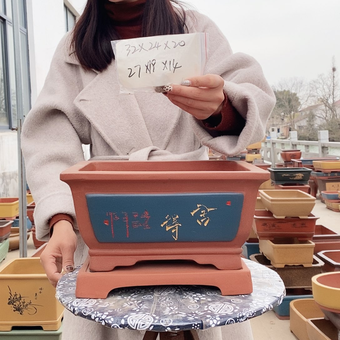 紫砂花盆紫砂花盆