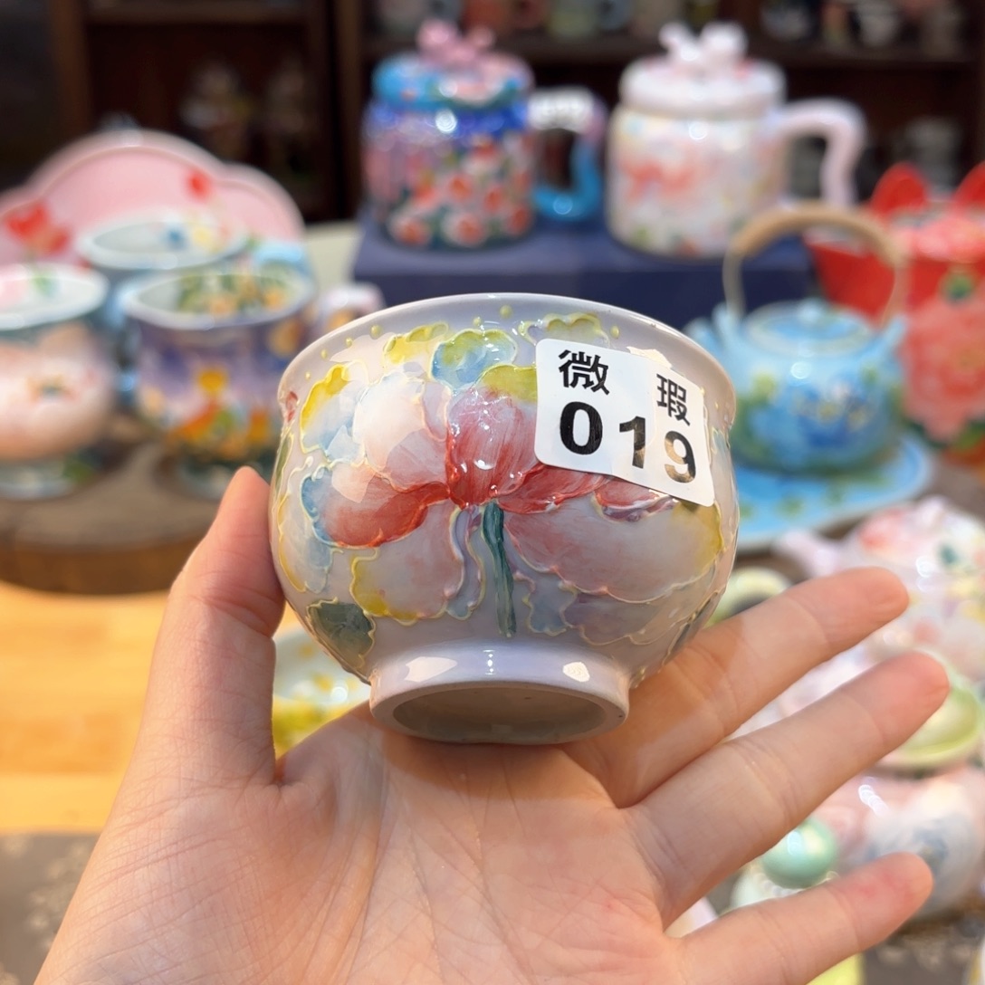 景德镇手绘高温釉下彩陶瓷茶具