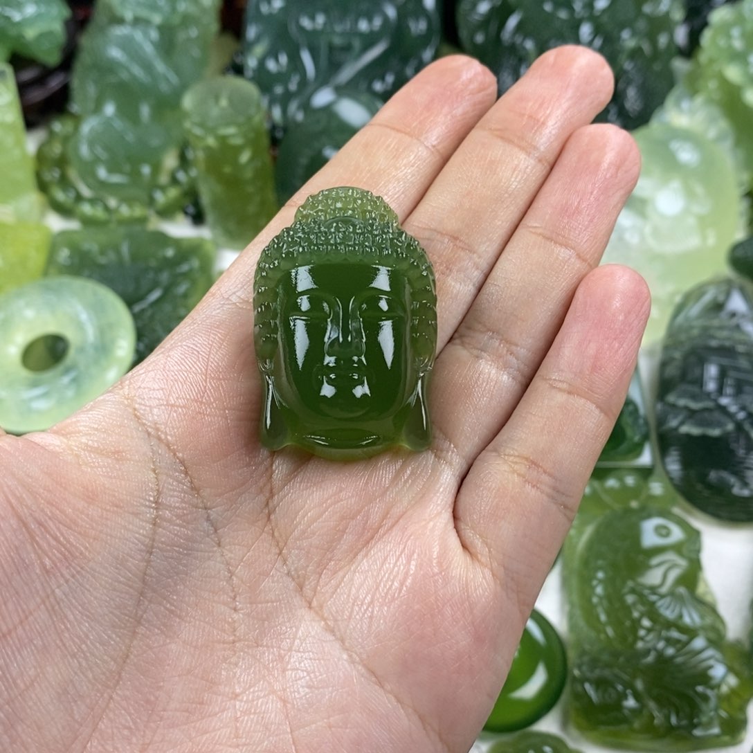 岫玉挂件未镶嵌L****L挂件