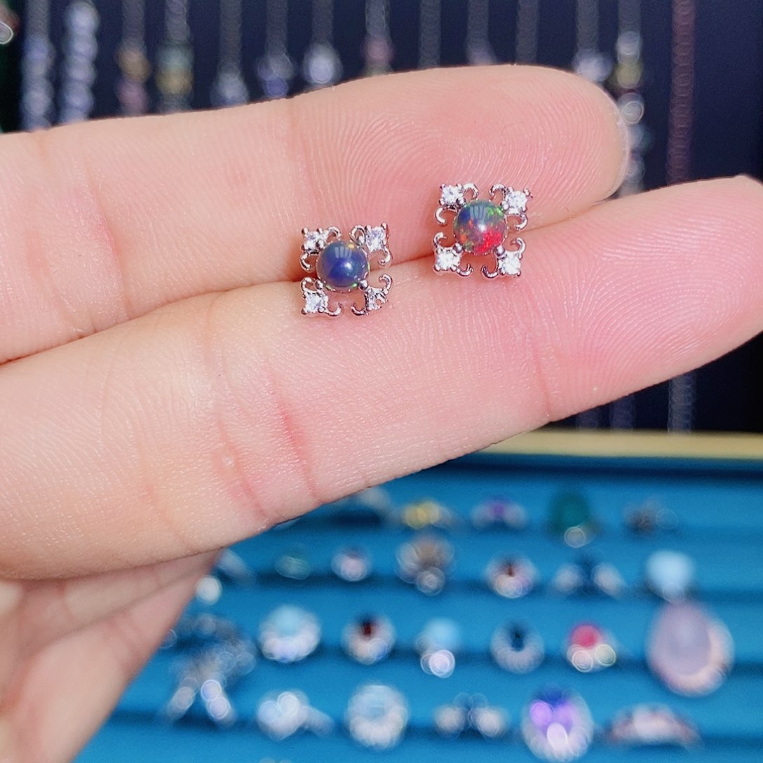 紫晶珠宝半成品银S925镶嵌