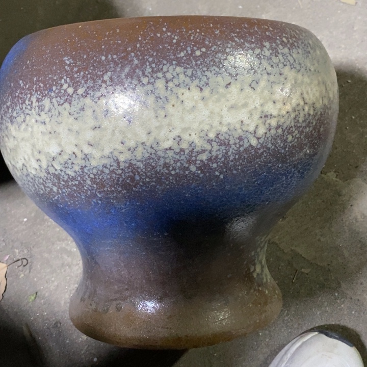 紫砂花盆高约23口约20