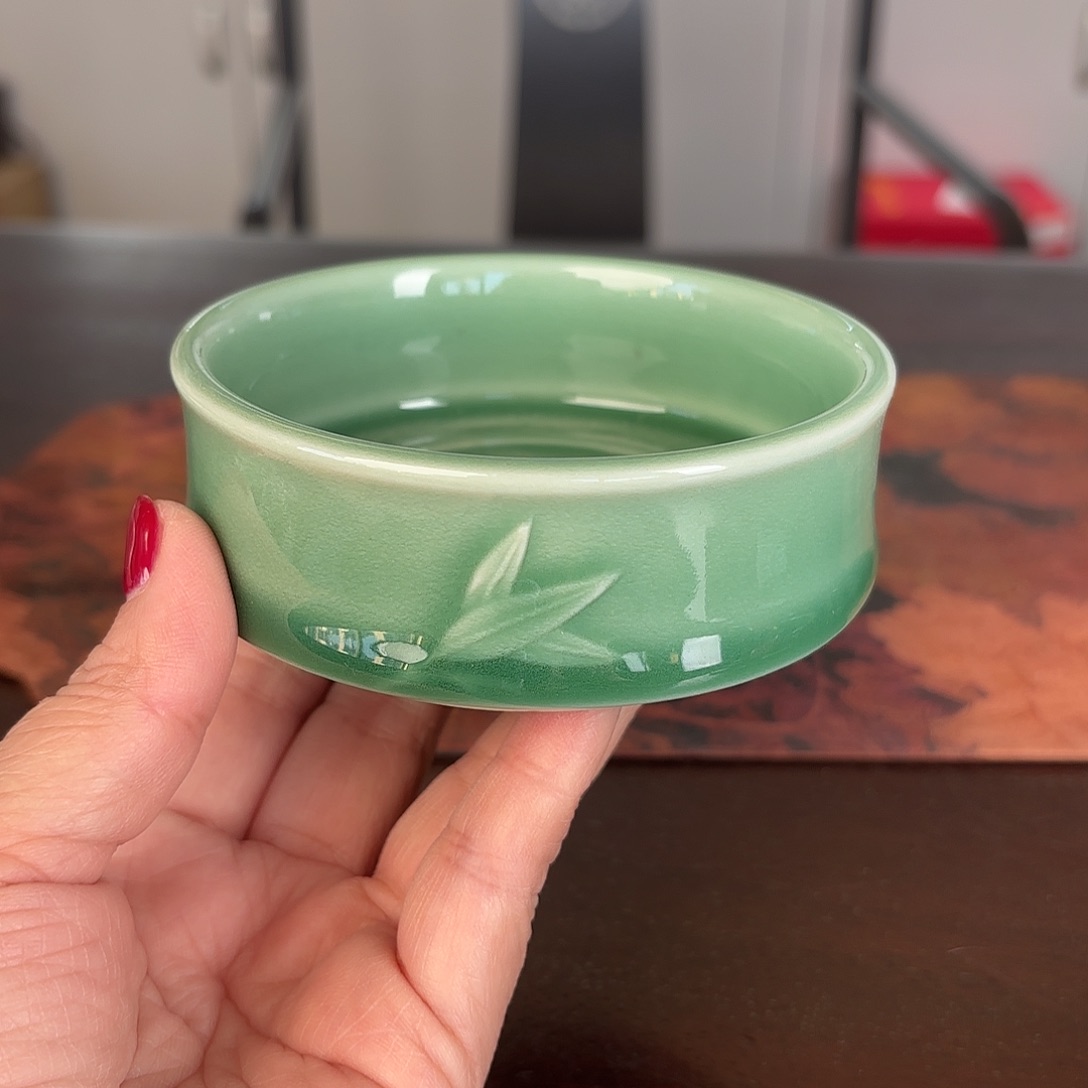 龙泉云间青瓷小米茶器