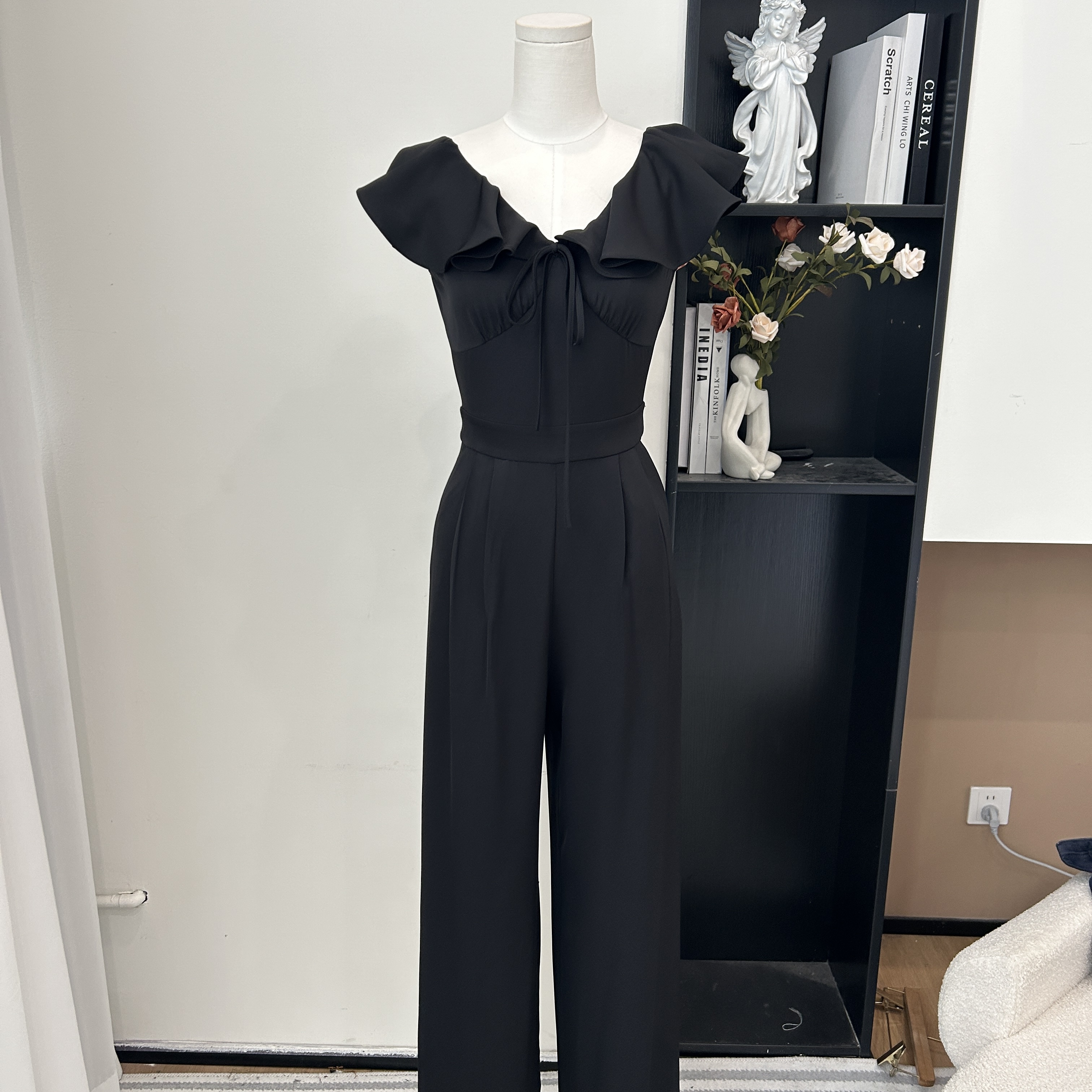 拉夏贝尔25夏季新气质时尚高级收腰显瘦连体裤  13391 RCK