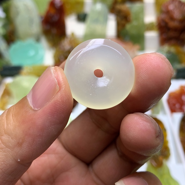 蛇纹石玉未镶嵌珠宝半成品