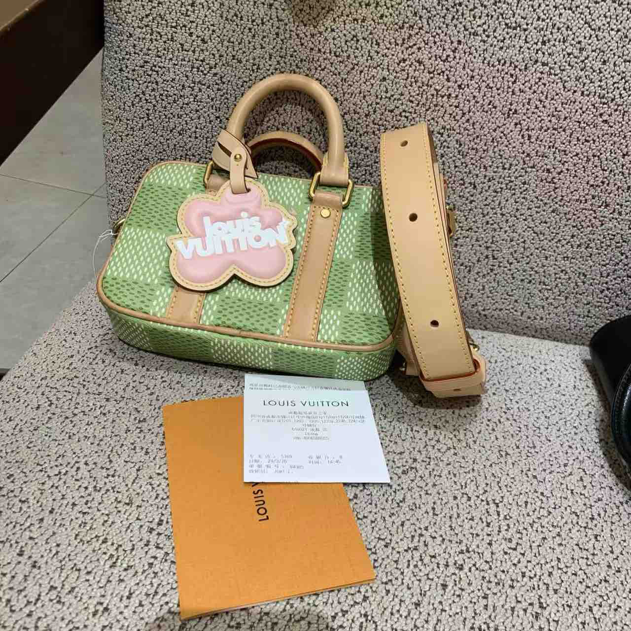 99新 LouisVuitton/路易威登 Tyler联名款NanoPdv绿色US58274