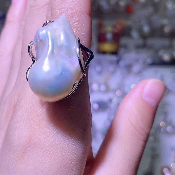 淡水珍珠合金颈饰46