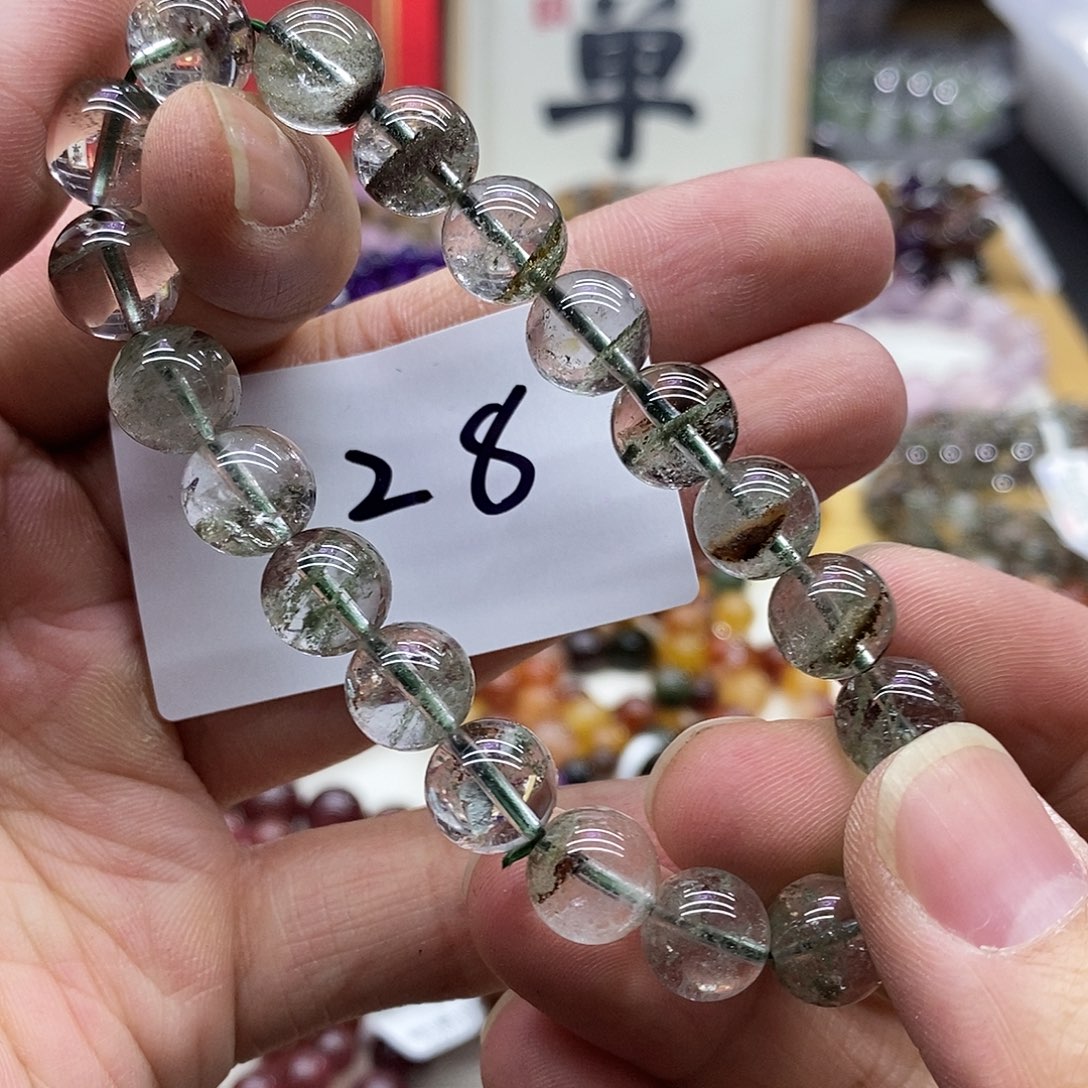 水晶手串未镶嵌天然