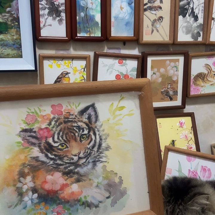 国画手绘作品作品