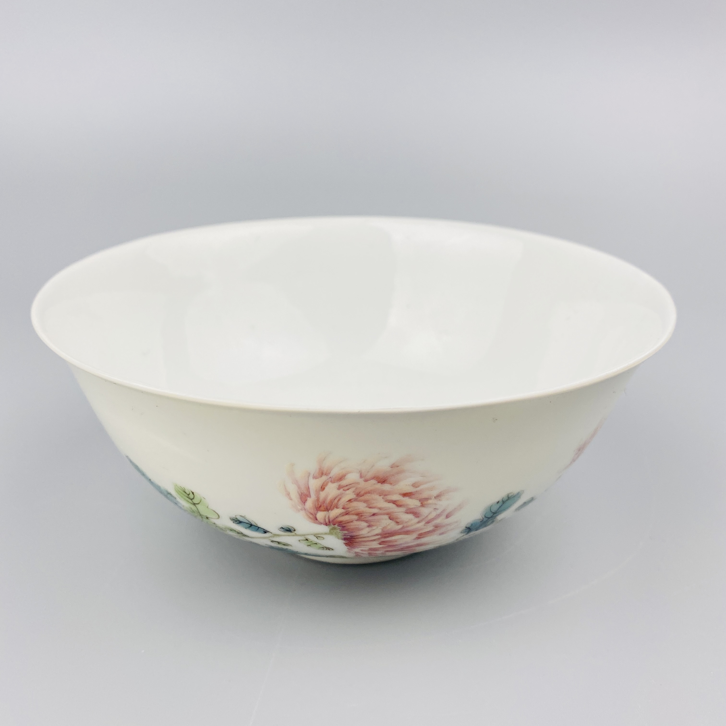 民国粉彩花卉纹碗【古董拍卖】Y224Y21225061