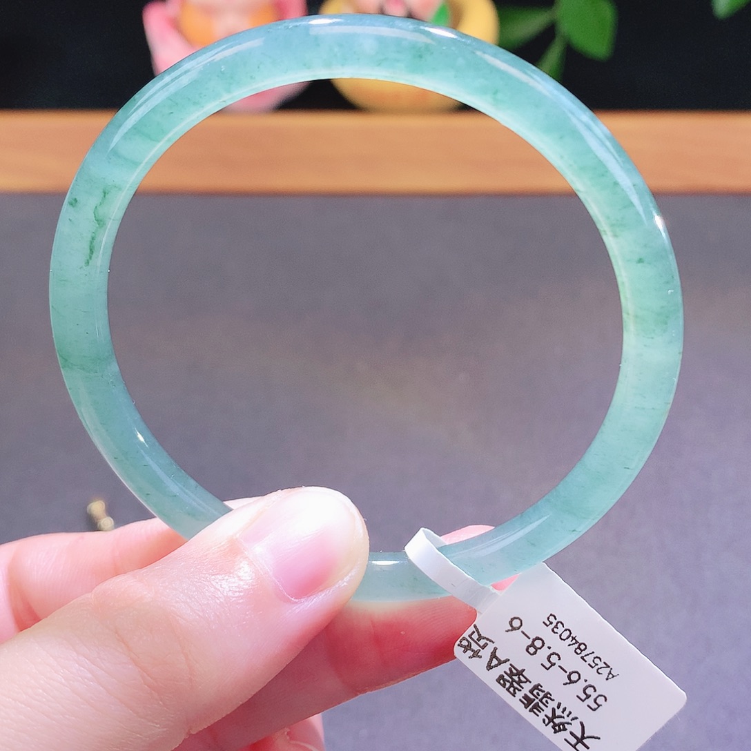 翡翠未镶嵌手镯天然翡翠