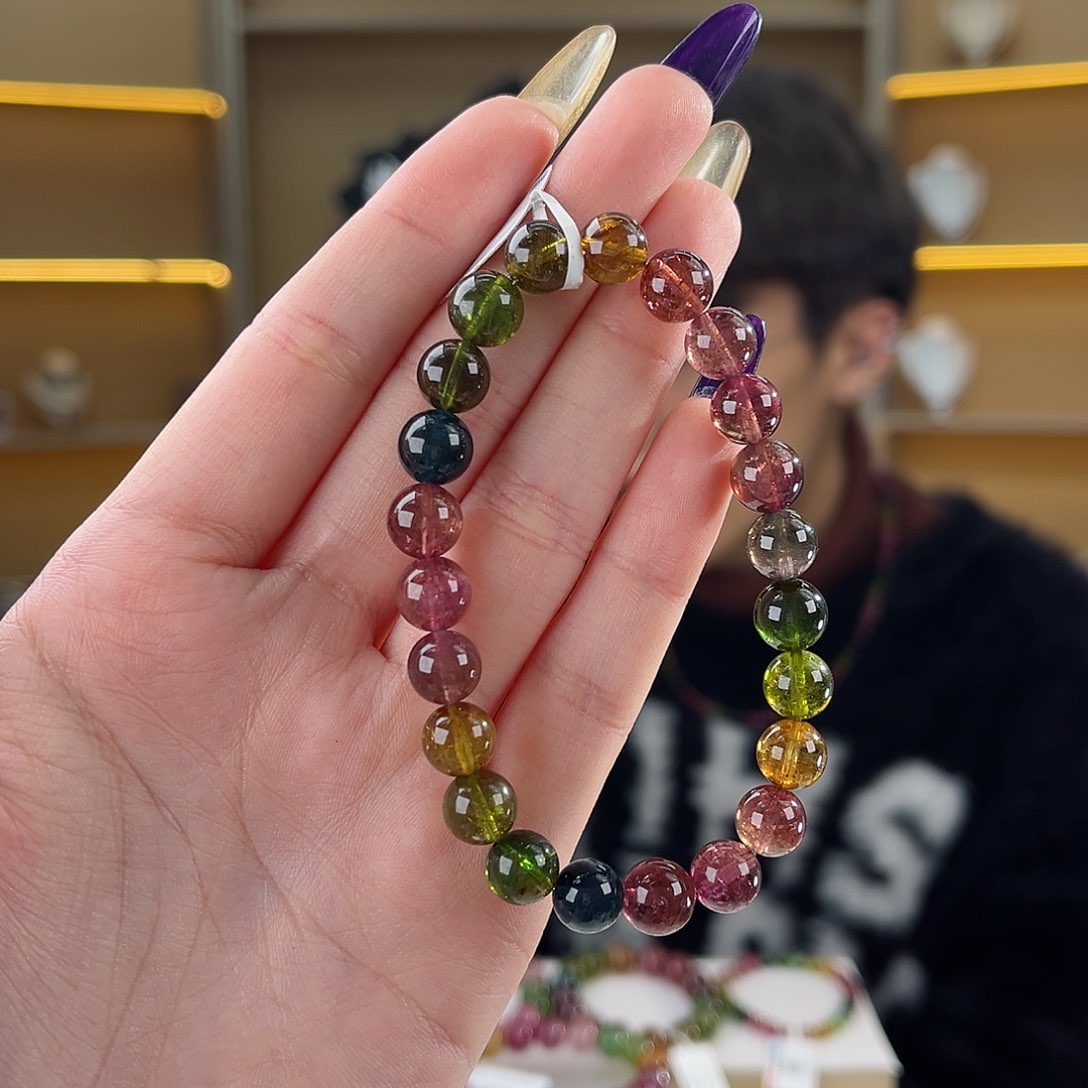 碧玺碧玺8mm（多样性发一件未镶嵌