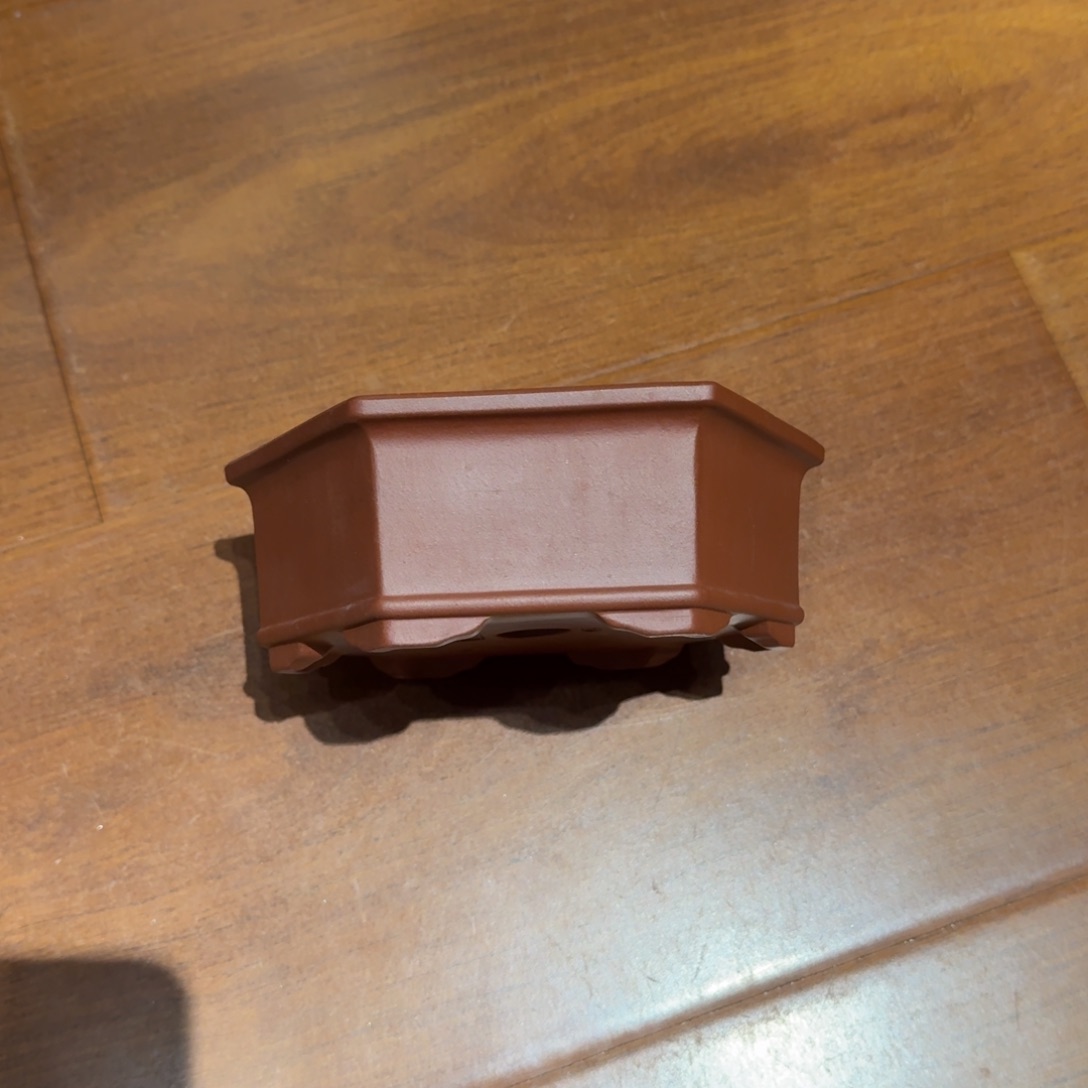 紫砂花盆原矿紫泥