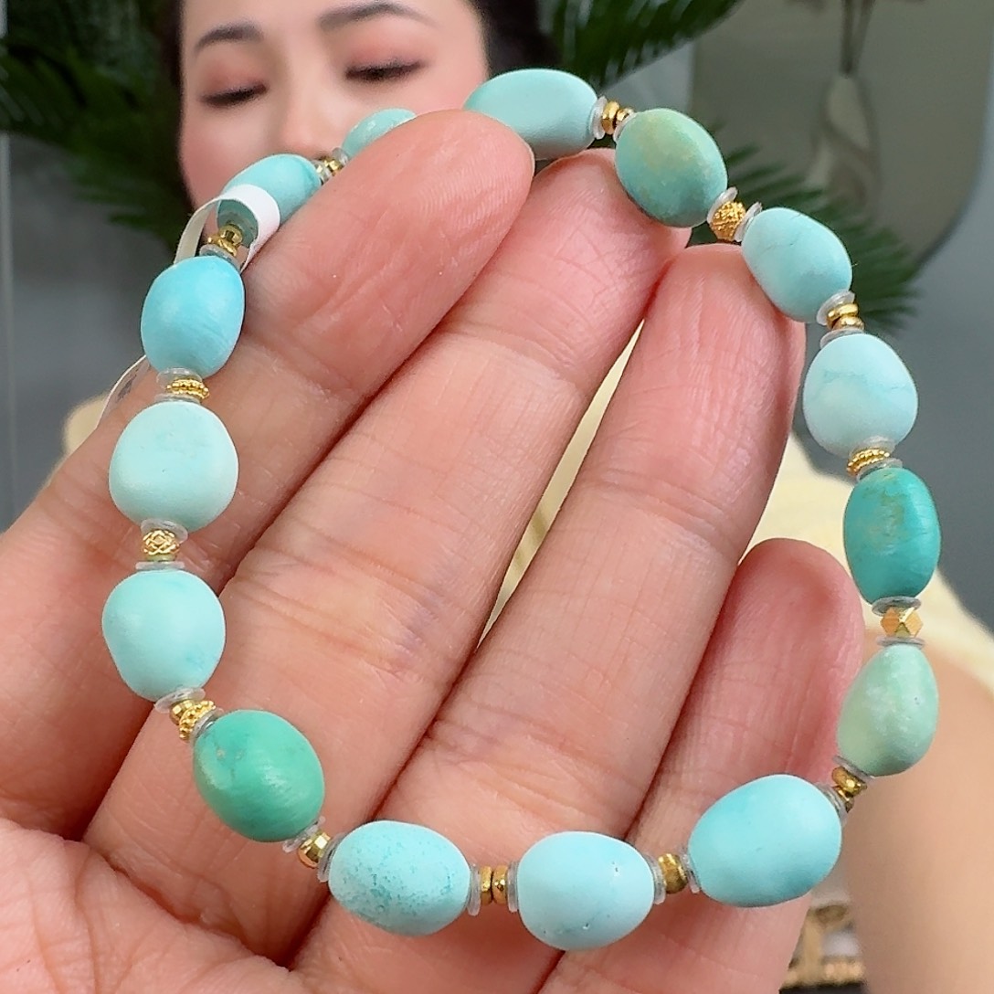 绿松石珠宝奇石未镶嵌