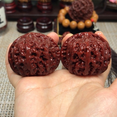 文玩核桃把件粗筋 47尺