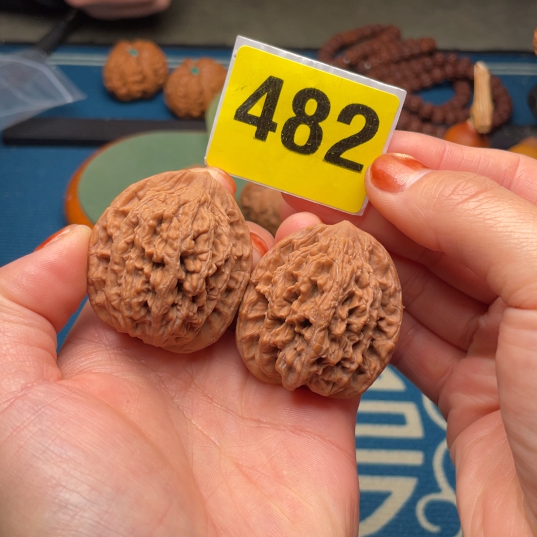 文玩核桃把件37全品虎头482号