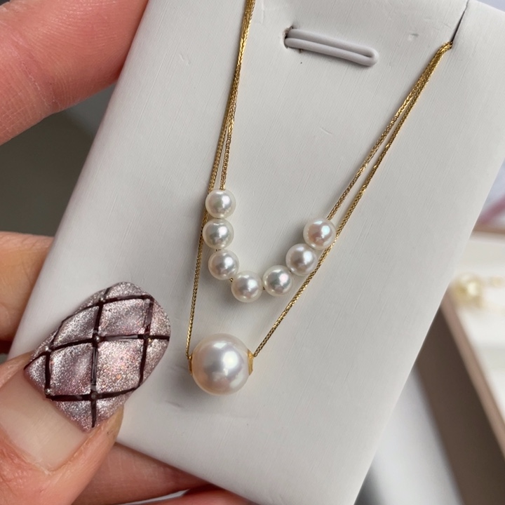 海水珍珠颈饰18K金镶嵌